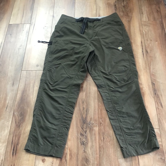 Mtn HARDWEAR Mens Nylon PANTS Belted POCKETS Key strap - Picture 3 of 7